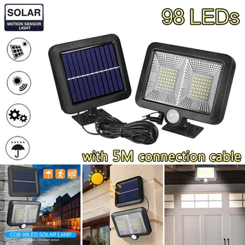 

Super Bright Smart PIR Motion Sensor Solar Lights Outdoor,LED Solar Powered Light, Street Spotlight Solar Lamp Drop Shipping