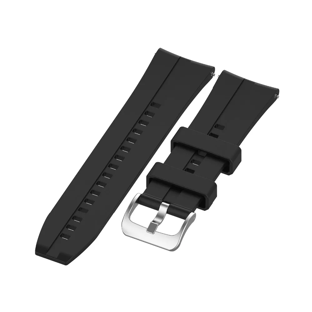 22 мм спортивный ремешок для часов huawei GT 42 мм 46 мм силиконовый резиновый браслет на запястье для huawei Magic/Watch 2/2pro/2Classic