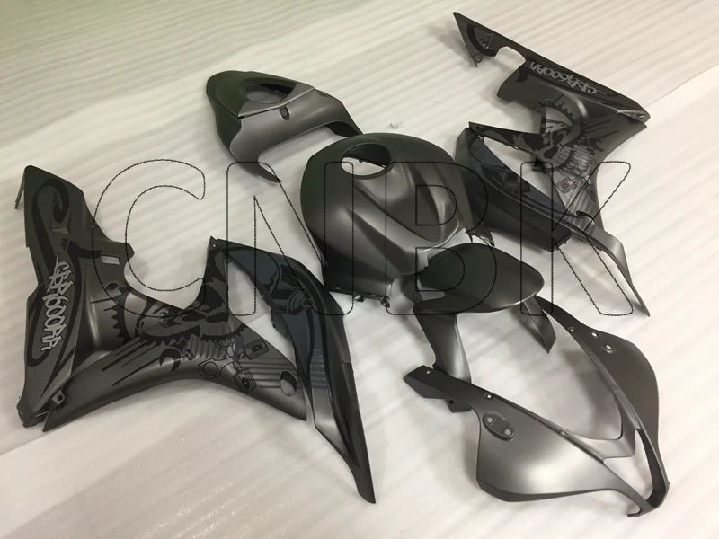 Для CBR600 RR 07 Кузов для Honda CBR600RR 2008 материя серебристо-серый Grafitty кузов CBR600 RR 2007-2008 комплекты обтекателей