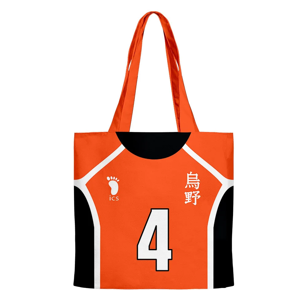 2020 Haikyuu! Холщовые сумки вместительная сумка для колледжа в стиле Харадзюку