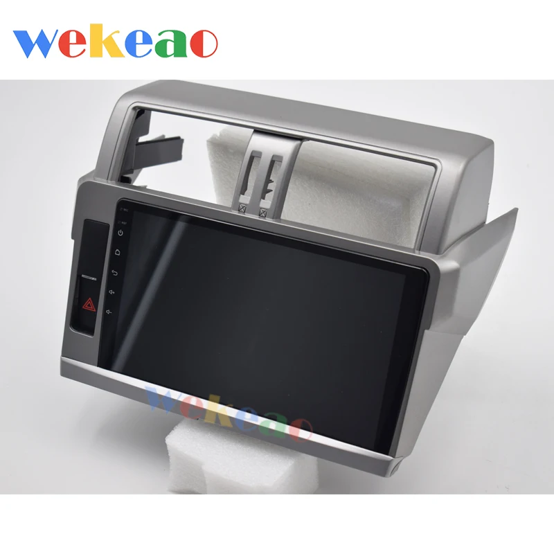 Wekeao сенсорный экран 10,1 ''Android 9,0 Автомагнитола для Toyota Prado Land Cruiser Android авто gps навигация