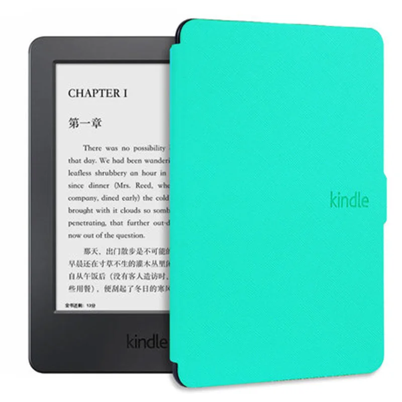 Магнитный смарт-чехол для Amazon Kindle 8th Gen модель 6' чехол для планшета чехол для электронной книги для Kindle 8th с автоматическим пробуждением/спящим режимом - Цвет: Mint green