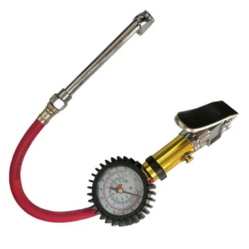 

Filler Tire Inflator Gauge Air Compressor Hose 0-220PSI Bar Maintenance