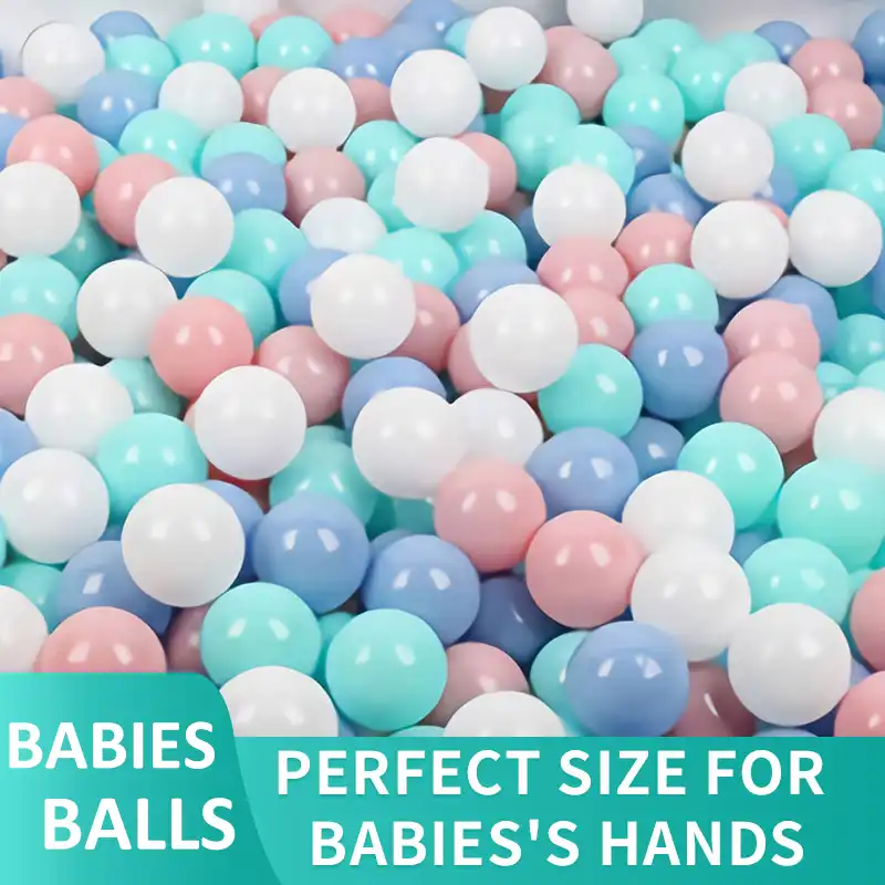 Balles De Fosse En Plastique Pour Bebe 100 Pieces Couleurs Melangees Pastel Multicolores Jeu Mixte Piscine Jouet Doux Cadeau Pour Enfants Aliexpress