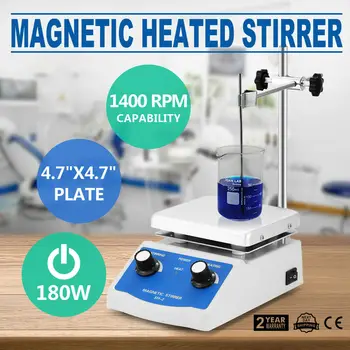 

Sh-2 Magnetic Stirrer Hot Plate Dual Controls Heating Stirring Holder Laboratory