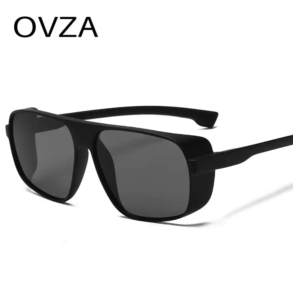mens black mirrored sunglasses