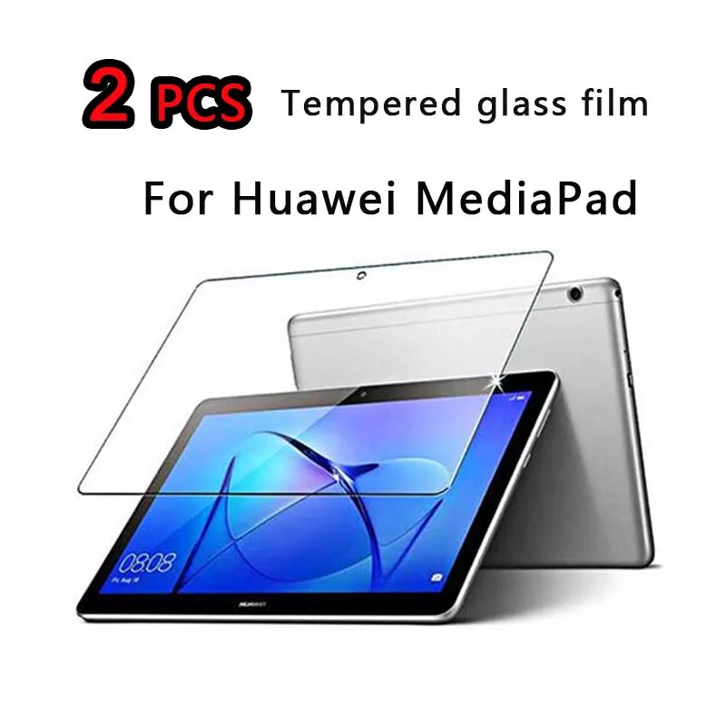 2 шт. закаленное Стекло для huawei MediaPad T5 10 защита экрана планшета Mediapad M5 Lite C5 8 0 M3 M2 4