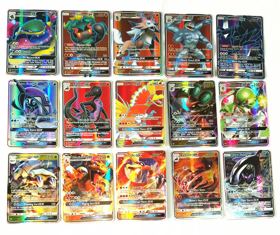 200 шт., 25, 50, 100 шт., GX, EX Shining, карточные игры, Battle Carte, торговые карты, игра, детская игрушка