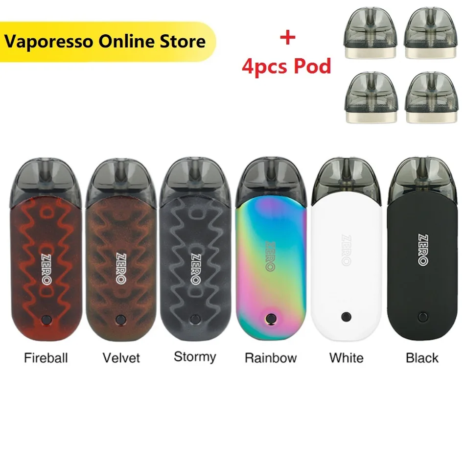 Оригинальный Vaporesso Renova Zero Pod Kit аккумулятор 650 мАч 4 шт. электронная сигарета vs Drag Nano