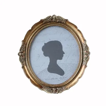 

European carved classical imitation wood ellipse to restore ancient ways to do old picture frame picture frame