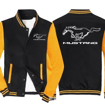 

Supernatural Men Baseball Jacket for Mustang Mens Sportswear Casual Sweatshirt Hip Hop Harajuku Unisex Baseball uniform