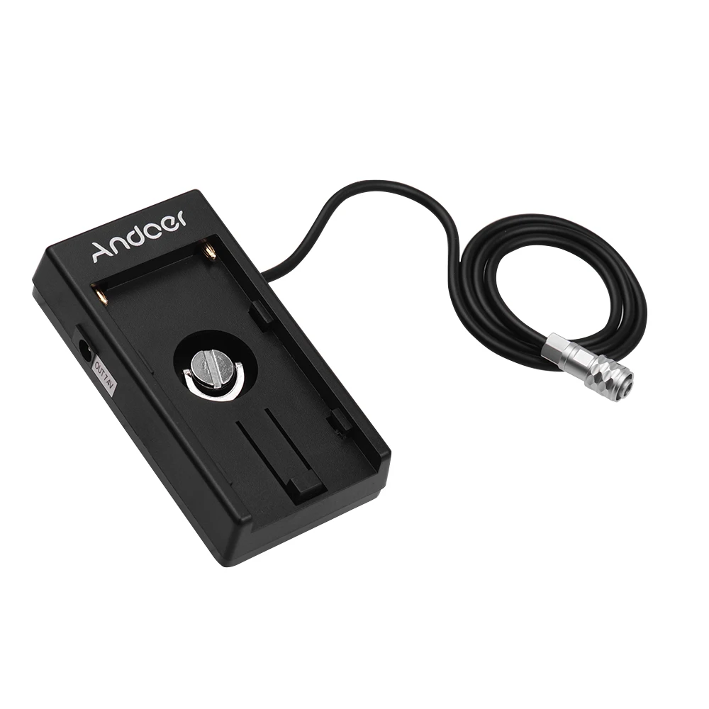 Камера andoer DV батарея питания Монтажная пластина адаптер для BlackMagic BMCC 4K камера bmpcc sony NP-F970 F750 F550 батарея