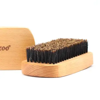 

Blue Zoo Men Boar Hair Bristle Beard Brush Shaving Comb Face Massage Handmade Wood color Mustache Brush 2096