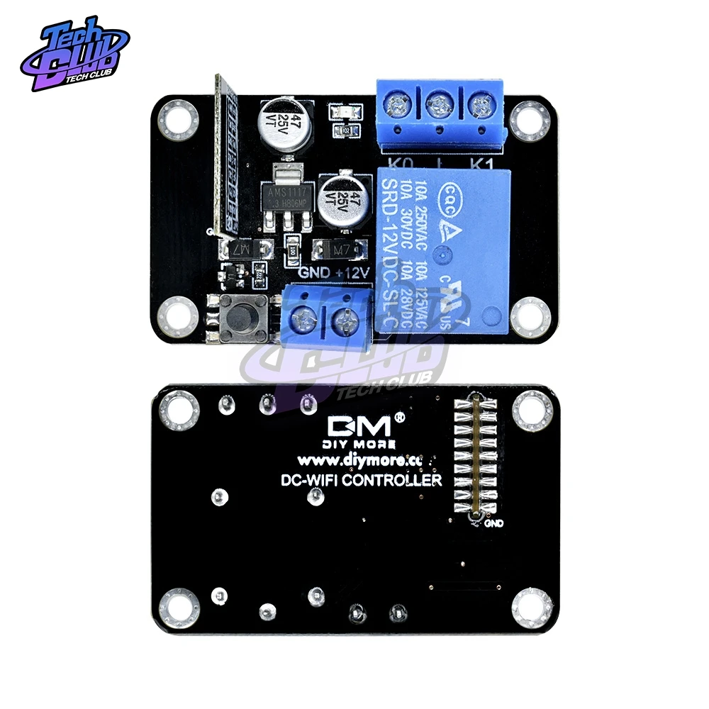 DC 12 В ESP8285 WiFi реле беспроводной Таймер задержки умный переключатель реле цикла модуль для Android iOS пульт дистанционного управления Умный дом