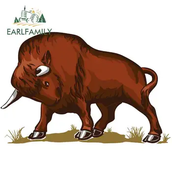 

EARLFAMILY 13cm x 8.4cm for Buffalo Car Stickers Vinyl Motorcycle Car Sticker Waterproof Occlusion Scratch Decals