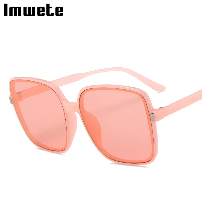 Imwete Oversized Sunglasses Women Luxury Designer Vintage Square Sun Glasses Classic Eyewear for Lady UV400 Big Frame big sunglasses for women Sunglasses