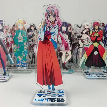 

Anime That Time I Got Reincarnated as a Slime Limlu Jinghong Pills Cosplay Stand Figure Acrylic Keychain Charm Phone Pendant