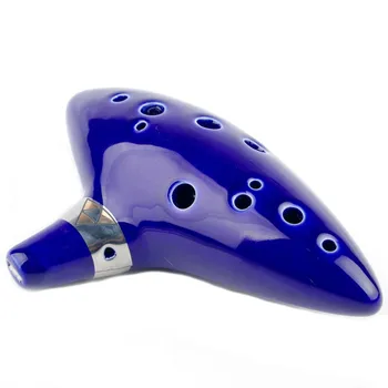 

12 Hole Kiln-Fired Ceramic Alto C Legend Classical Musical Instrument Ceramic Ocarina Of Zelda Ocarina Flute