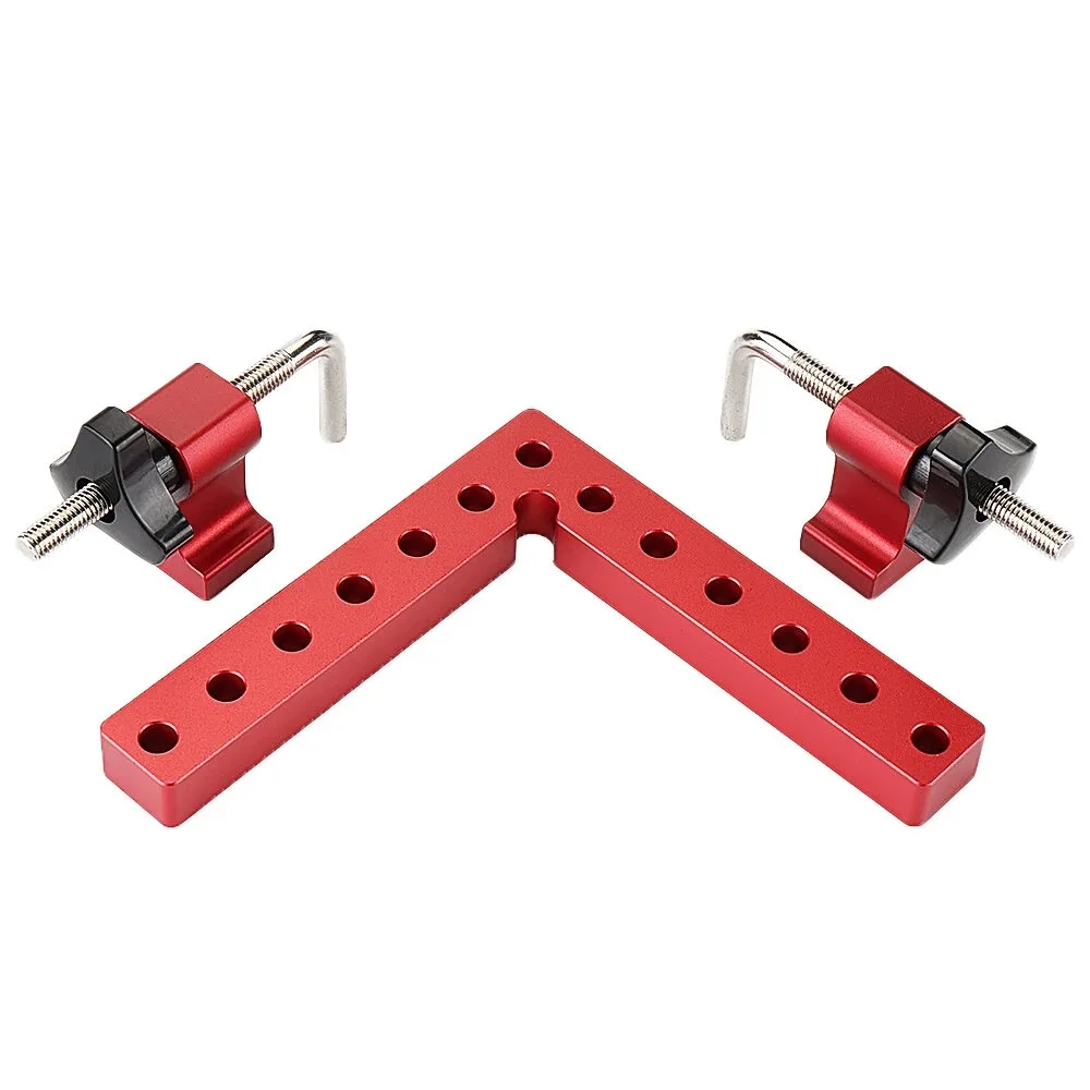 GanWei Woodworking Precision Clamping Square L-Shaped Auxiliary Fixture Splicing Board Positioning Fixed Clip Woodworking Tool