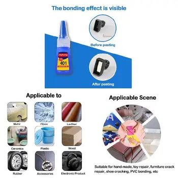 

Instant Glue Fast Adhesive Multi-Purpose Jewelry DIY Crafts Stone Quick Dry Universal Glue MU8669