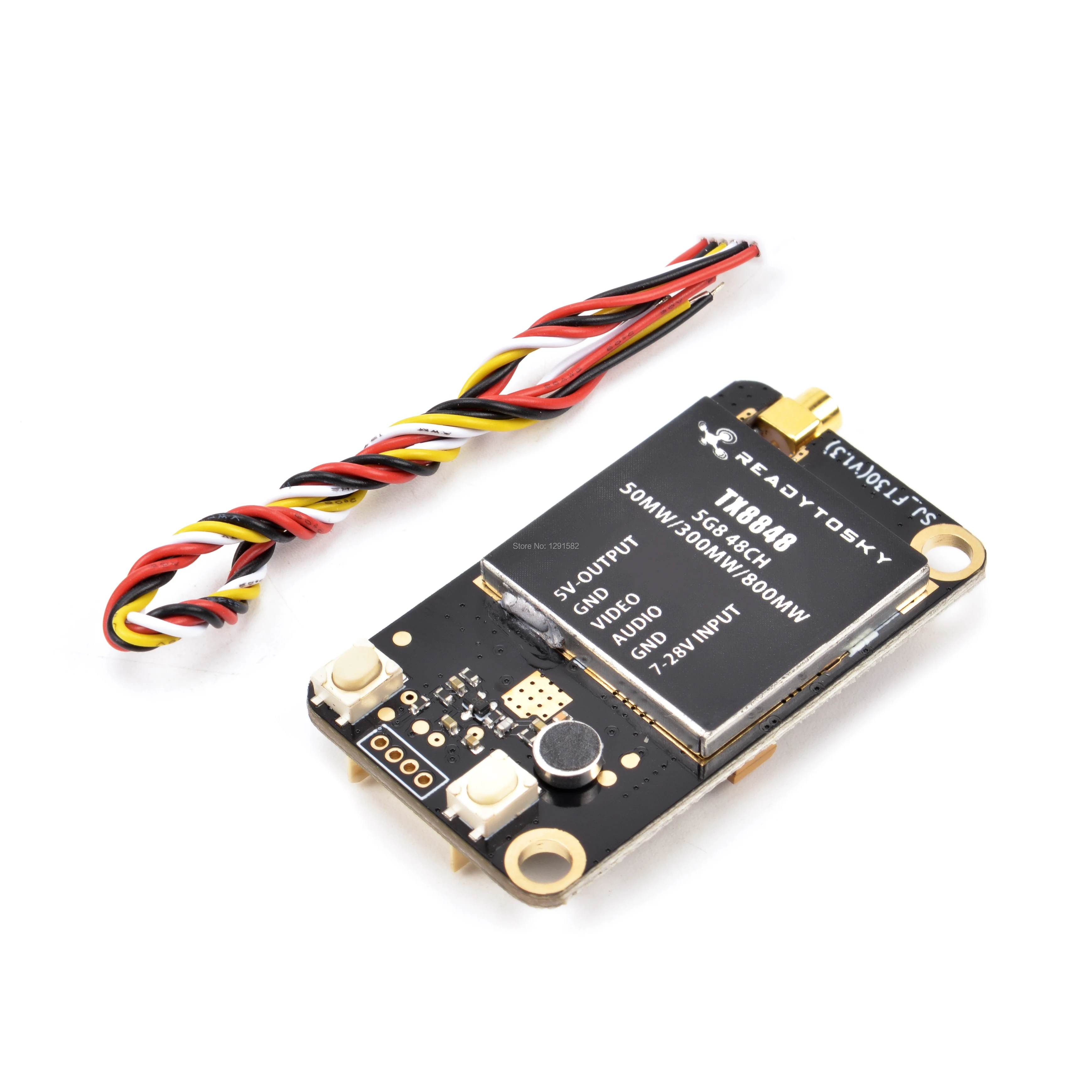 

Micro 5.8G Mini FPV 48CH TX8848 Transmitter 50mW 300mW 800mW with Digital Display for FPV Racing Drone