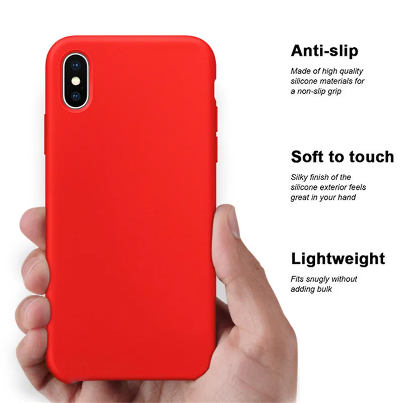 Have Original LOGO silicone phone case for iPhone 11Pro MAX 6 6S 7 8 Plus X XR XS Max  retail packaging liquid silicone case puffer case