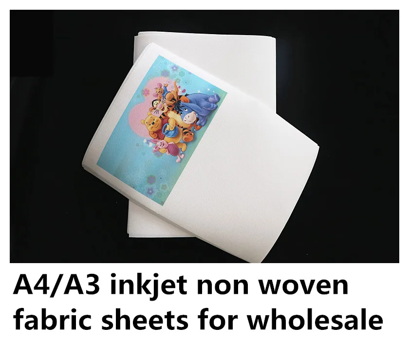 A4 size inkjet non woven fabric sheets for inkjet printer with matte  surface - AliExpress