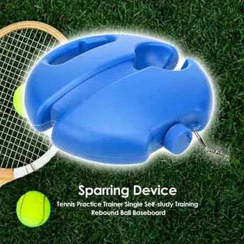 

Practical 2 Pattern Yellow Sports Home Tennis Training Tool Tennis Practice Trainer Movement Sparring Device