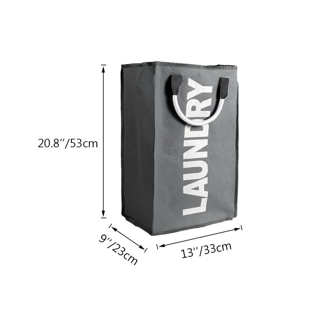 Elegant форма 33x23x53 см складная корзина для белья из ткани Оксфорд