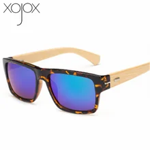 XojoX, классические бамбуковые солнцезащитные очки, для мужчин и женщин, брендовые, Deigner, для вождения, зеркальные, солнцезащитные очки, Ретро стиль, деревянные оттенки, UV400, женские очки
