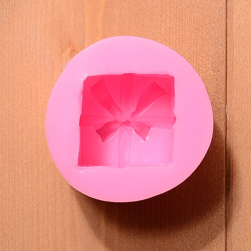 

Christmas Gift Box Candle Mould Aroma Candle Gypsum Mold For DIY Soap Silicone Mold Making Home Christmas Tree Party Decor