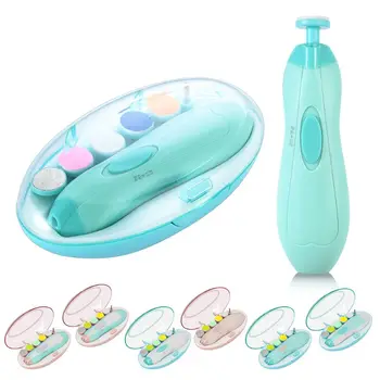 

Electric Baby Nail File Files Toddler Fingernails Toes Care Infant Safe Trimmer 667D