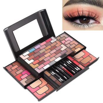 

Can do private label only if meet minimum and talk to us BRIC Maze Makeup Set Eyeshadow Blush Powder Eyebrow Lipstick