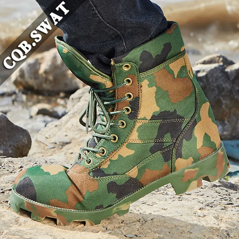 pegs I tide Kostbar Man Boots with Military Type for Men Combat Shoes Tactical Boots Camouflage  Boots Army Shoes