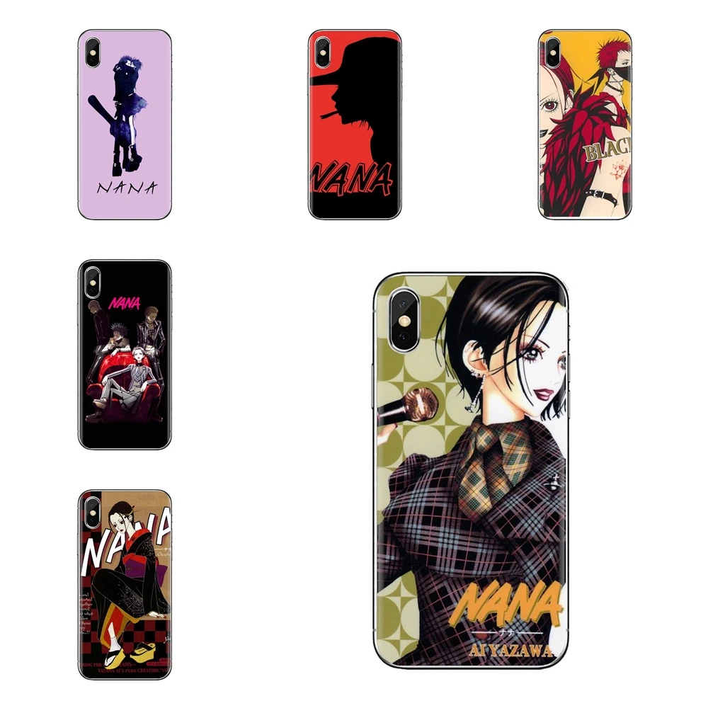 popular Anime Nana girl Transparent TPU Shell Case For LG G3 G4 Mini G5 G6 G7 Q6 Q7 Q8 Q9 V10 V20 V30 X Power 2 3 K10 K4 K8 2017 |