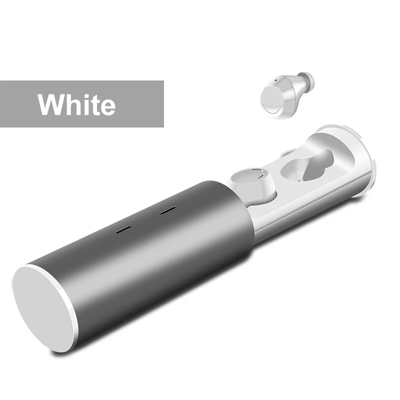 White Touch TWS29 IPX5, водонепроницаемые, Bluetooth 5,0, настоящие беспроводные наушники, мини, сенсорные, стерео наушники с управлением, с зарядным устройством для Xiaomi - Цвет: White