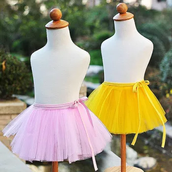 

Children Girls Ballet Dance Costumes Ballet Tutu Skirt Leotard Kids Ballet Clothes Children Baby Chiffon Dancewear 6 colors tutu