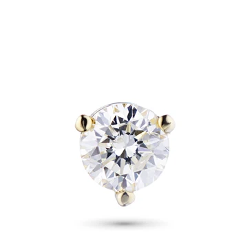 

Pendant in yellow gold with a diamond