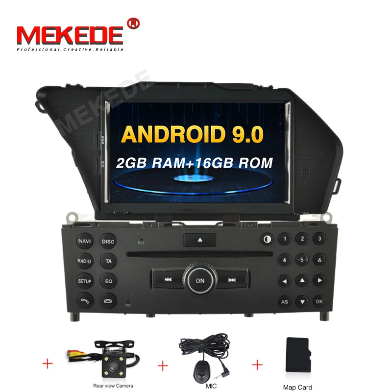 2+ 16G Android 9,0 автомобильный dvd-плеер для BENZ GLK/GLK X204/GLK 300/GLK 350 gps автомобильное мультимедийное устройство приемник Поддержка DVR DAB wifi - Цвет: PX30 dvd camera