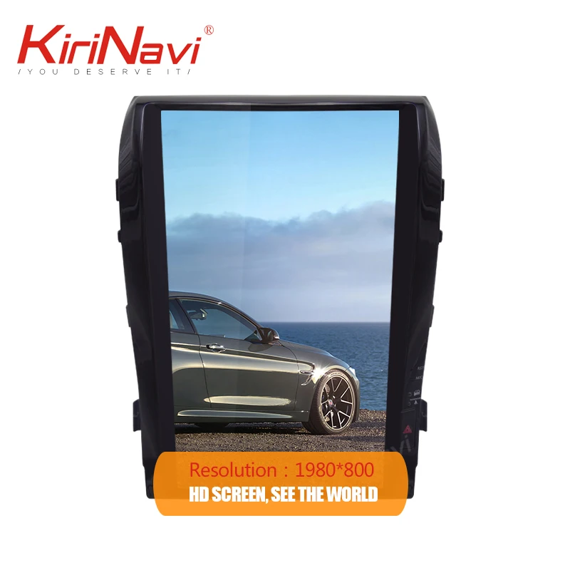 

KiriNavi Vertical Screen Tesla Style 16.1'' Android 6.0 Car Radio Navigation For Toyota Land Cruiser DVD Car Player 2008-2015