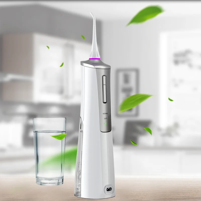 

Portable Oral Irrigator For Teeth Cleaning Dental Water Jet Flosser Power Water Pick Floss 3 Colors 145ml Water Tank 3 Nozzles