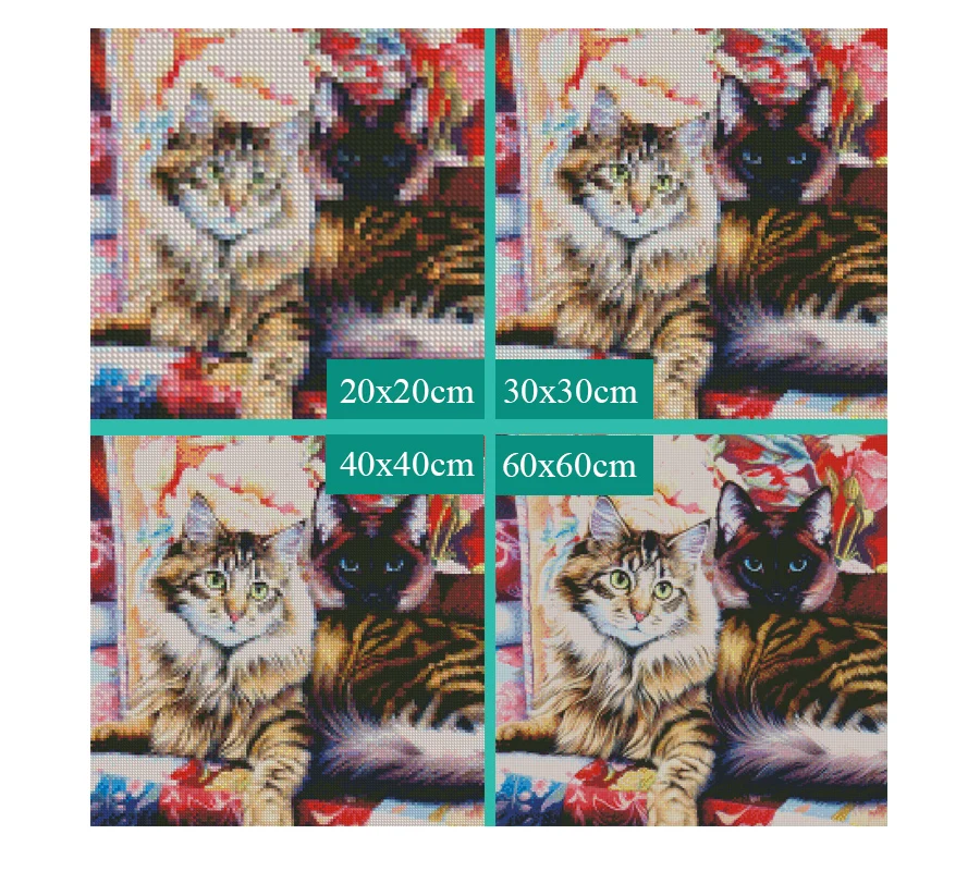 5D алмазная живопись полная вышивка Сибирский Кот Алмазная мозаика распродажа