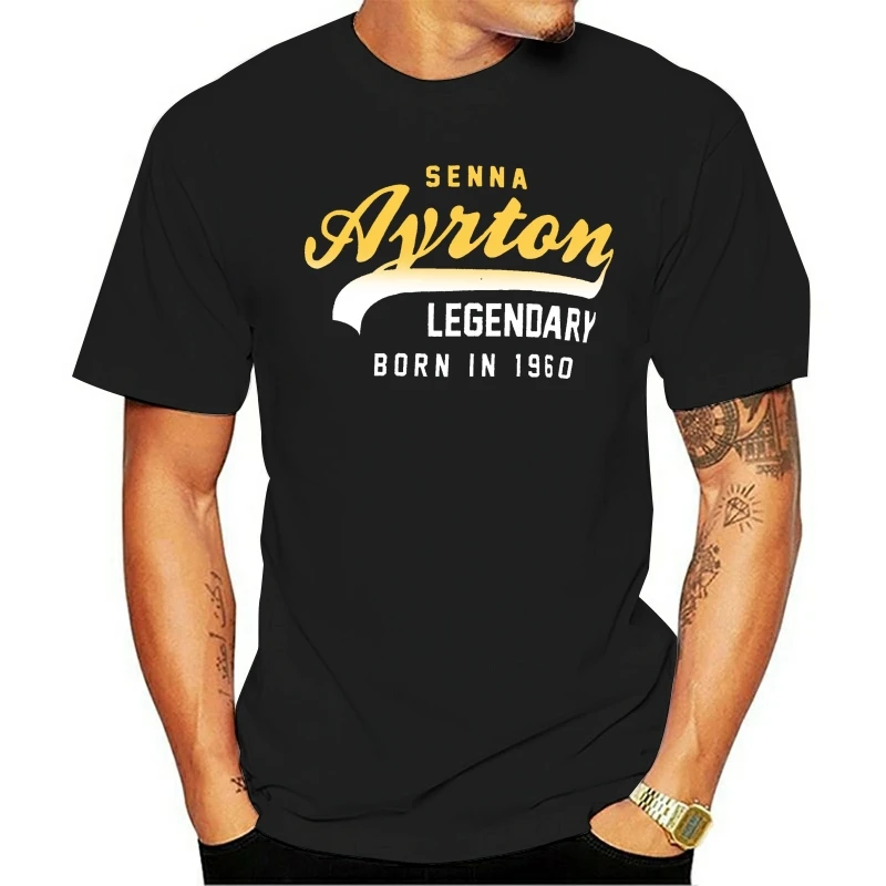 

Ayrton Senna T-Shirt Legendary Tee Shirt Hipster Harajuku Brand Clothing T Shirt 2020 Fashion Short