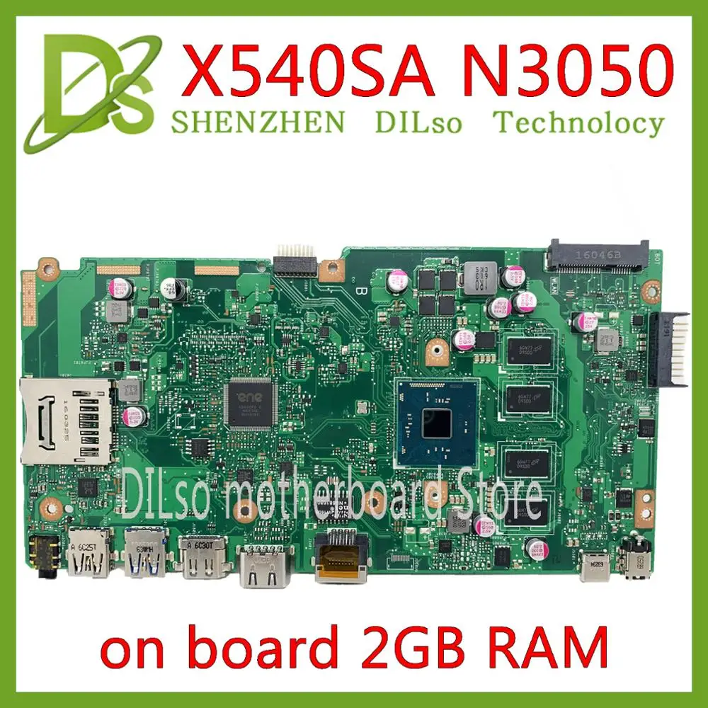 KEFU X540SA материнская плата подходит для ASUS X540 X540S N3050 с процессором ноутбука 2 Гб RAM