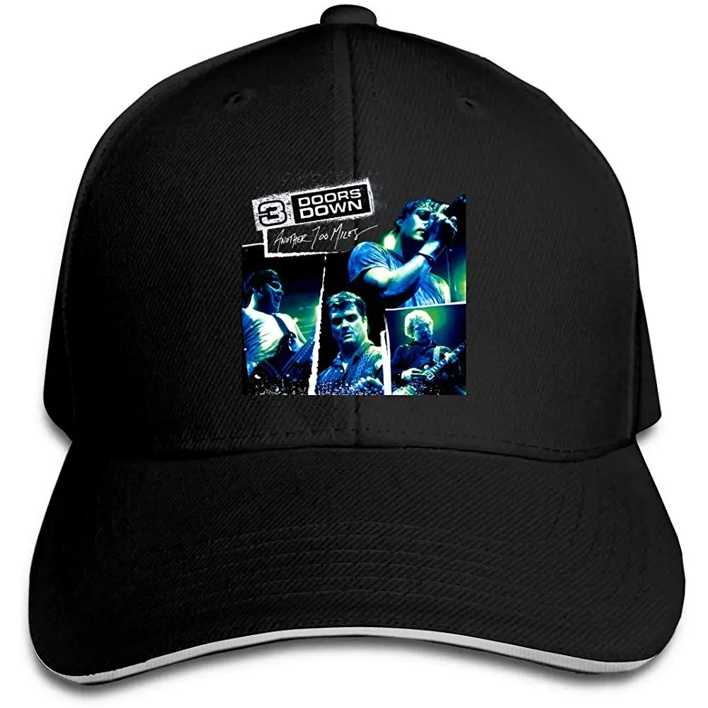 3 двери вниз унисекс Регулируемая Сэндвич кепка бейсболка классическая Хип-Хоп плоская шляпа