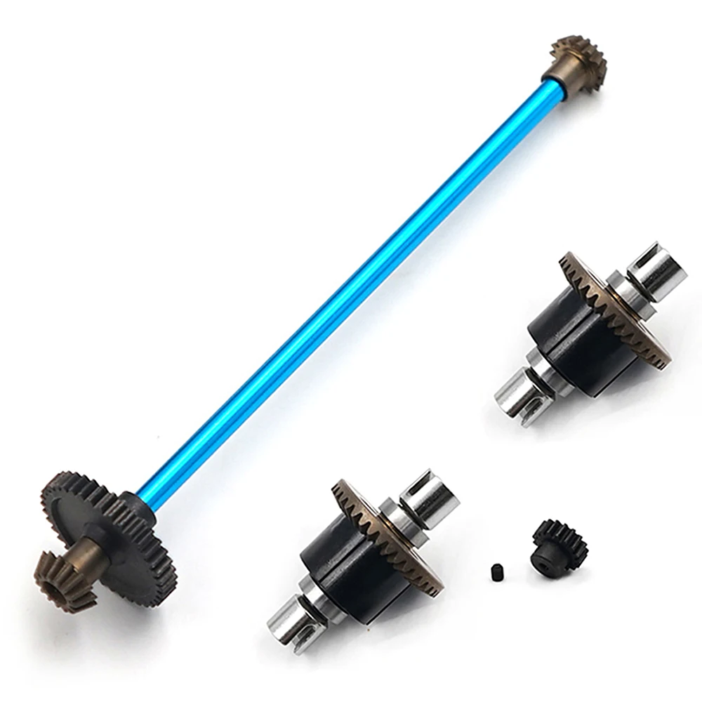 PENG Metal Diff Main Gear 42T + Motor Gear 27T per 1/18 WLtoys A959-B A969-B A979-B K929-B Parti di aggiornamento Auto RC