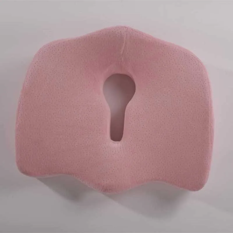 Полый дорожный сиденье Подушка Coccyx ортопедический пенный наполнитель с эффектом памяти U массажные на сиденья Подушка для стула автомобильный массаж в офисе подушка