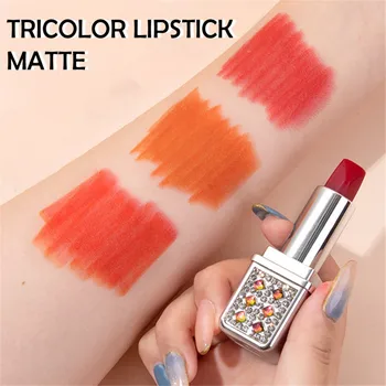 

3-Colors Queen Matte Lipstick,LONG-LASTING & WATERPROOF Fashion Styling Shell Lipstick Makeup Cosmetics Lip Gloss drop shipping