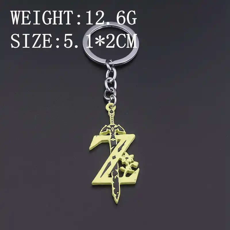 Game The Legend of Zelda Triforce Logo Alloy Key Chains Keychain Keyfob Keyring