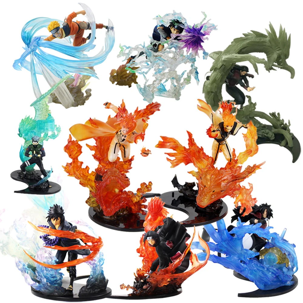 

Anime Naruto Action Figure Relation Uchiha Itachi Madara Fire Sasuke Susanoo Kakashi Uchiha Hashirama Collection Model Toy